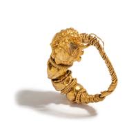 A Greek Gold Earring with the Head of a Maenad