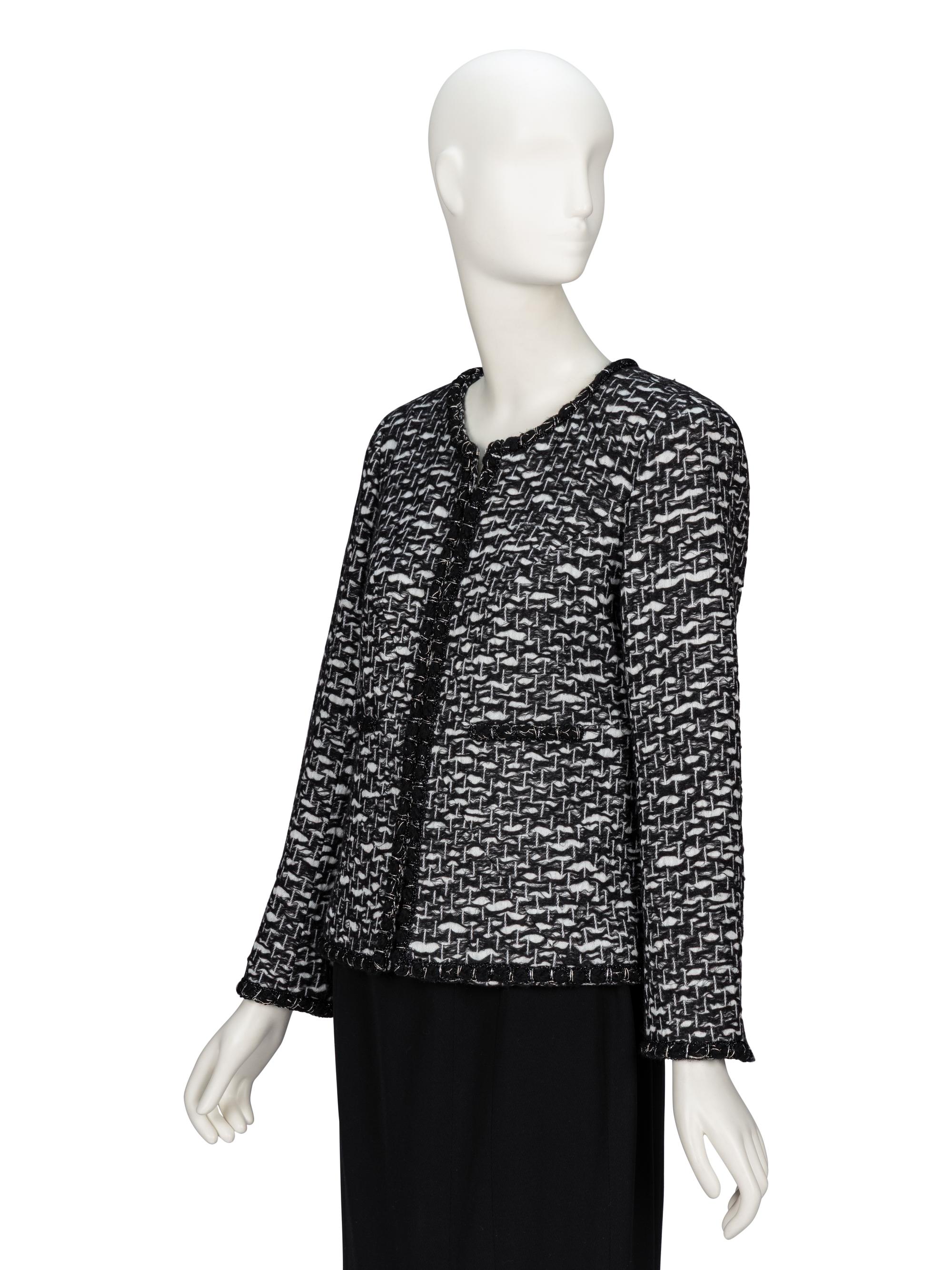 Chanel, Black & White Tweed Jacket