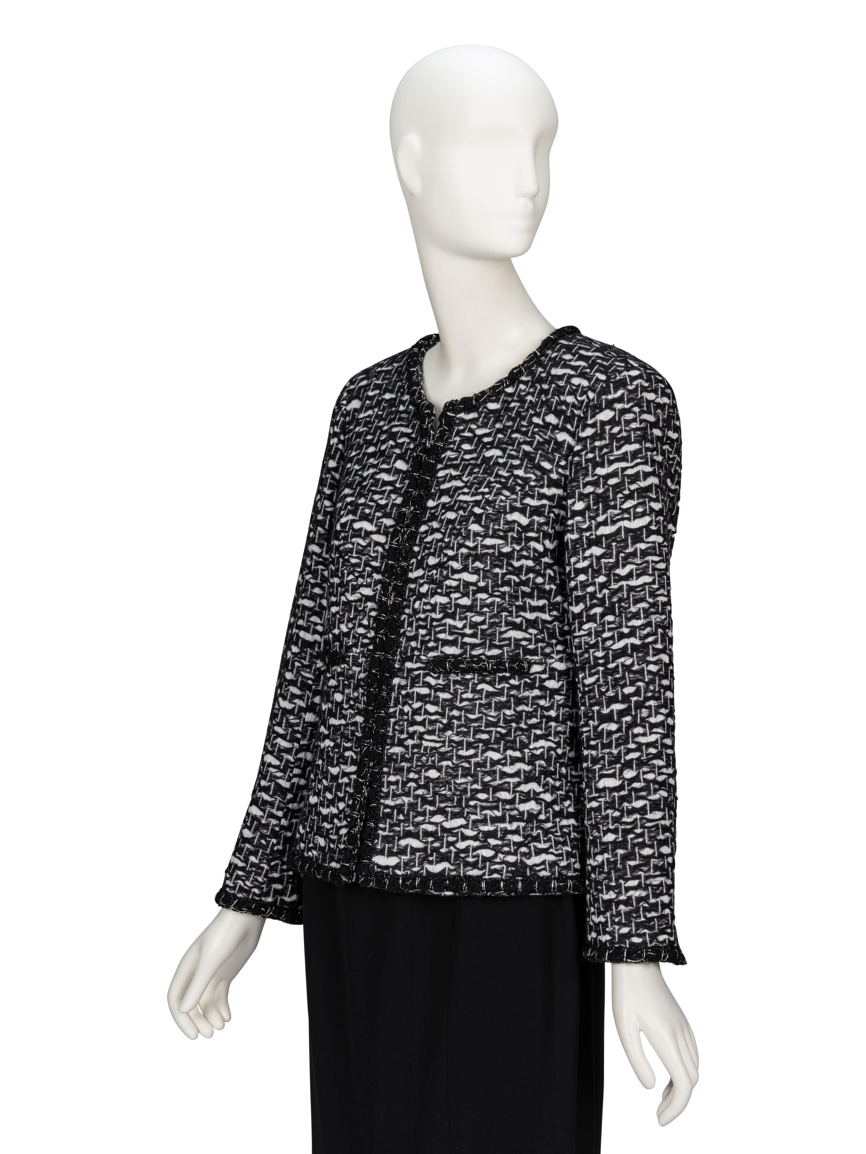Chanel, Black & White Tweed Jacket
