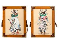 untitled, Katsina dancers, pair