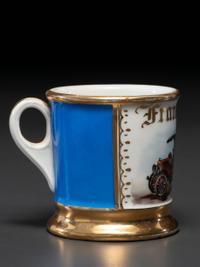 A Delivery Driver's Porcelain Occupational Shaving Mug