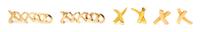 A Collection of 18 Karat Yellow Gold "Hugs and Kisses", Paloma Picasso for Tiffany & Co., 11.90 dwts.