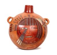Nathan Begaye (Hopi, Navajo, 1958-2010) Canteen Height 4 x diameter 11 inches.