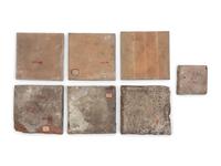 A Group of Seven Continental Ceramic Tiles