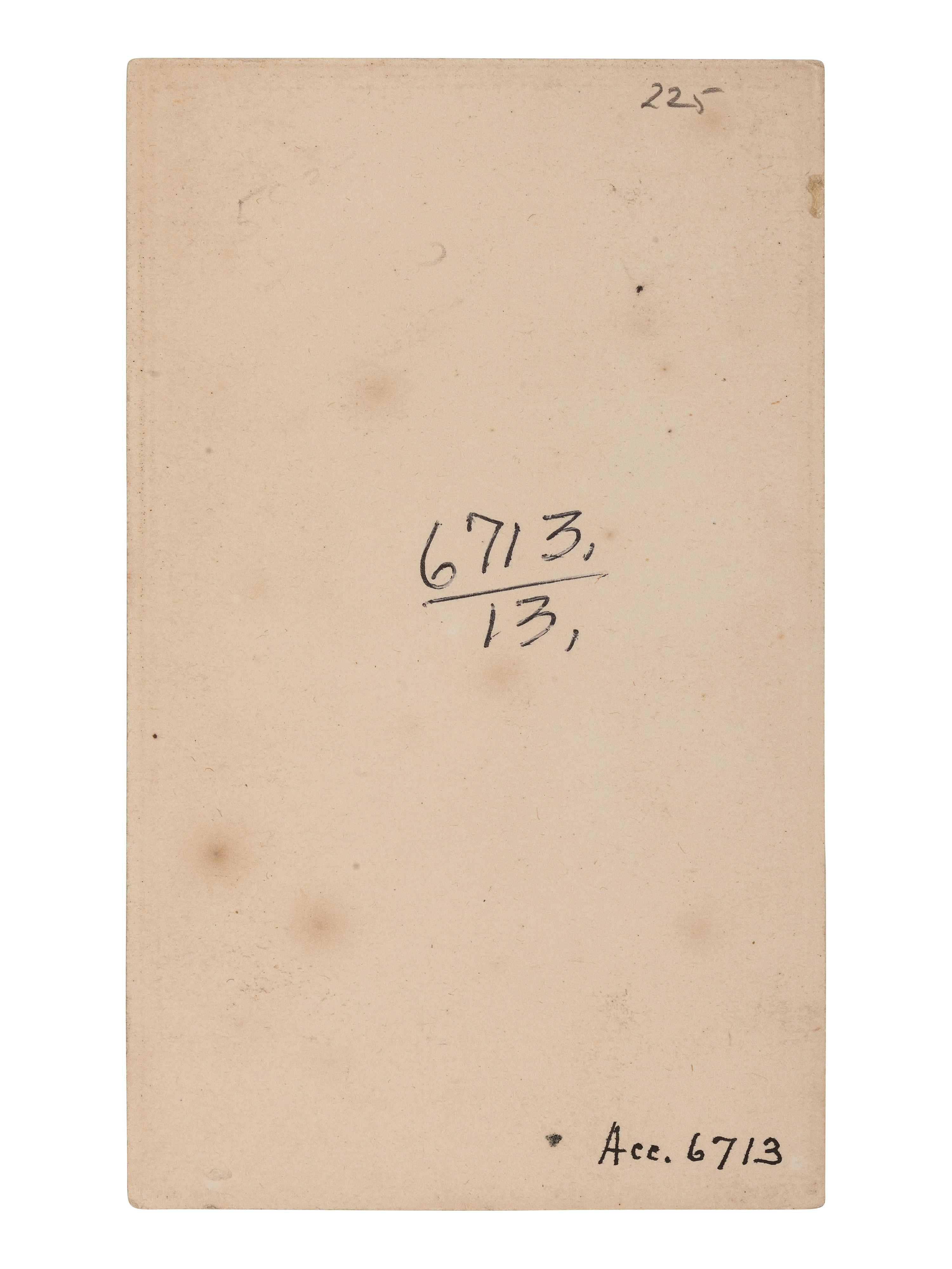 [CIVIL WAR]. Parody CDV of General Frémont "Crossing the Rocky Mountains."
