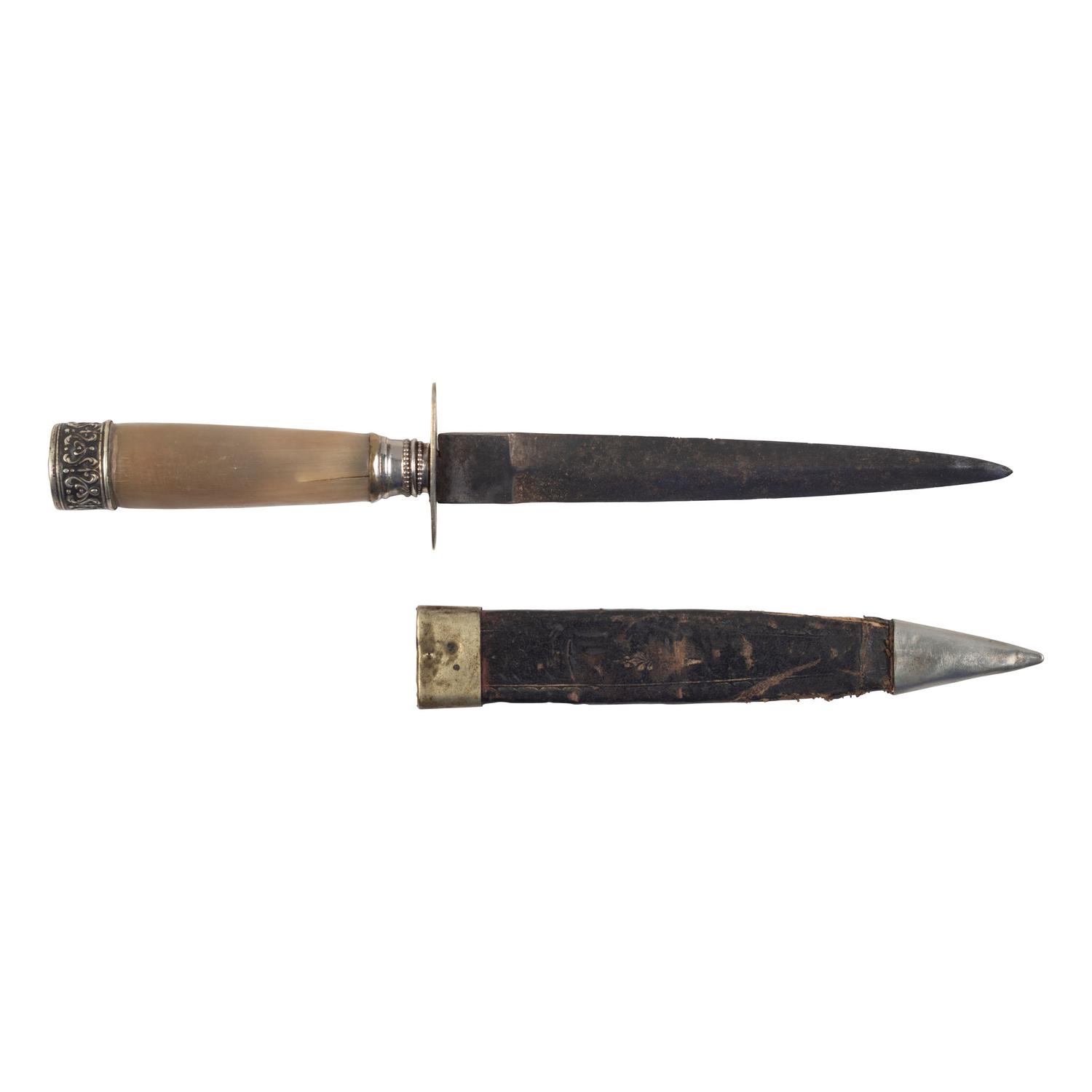 English Snake Buckle Belt and Sheffield Dirk
