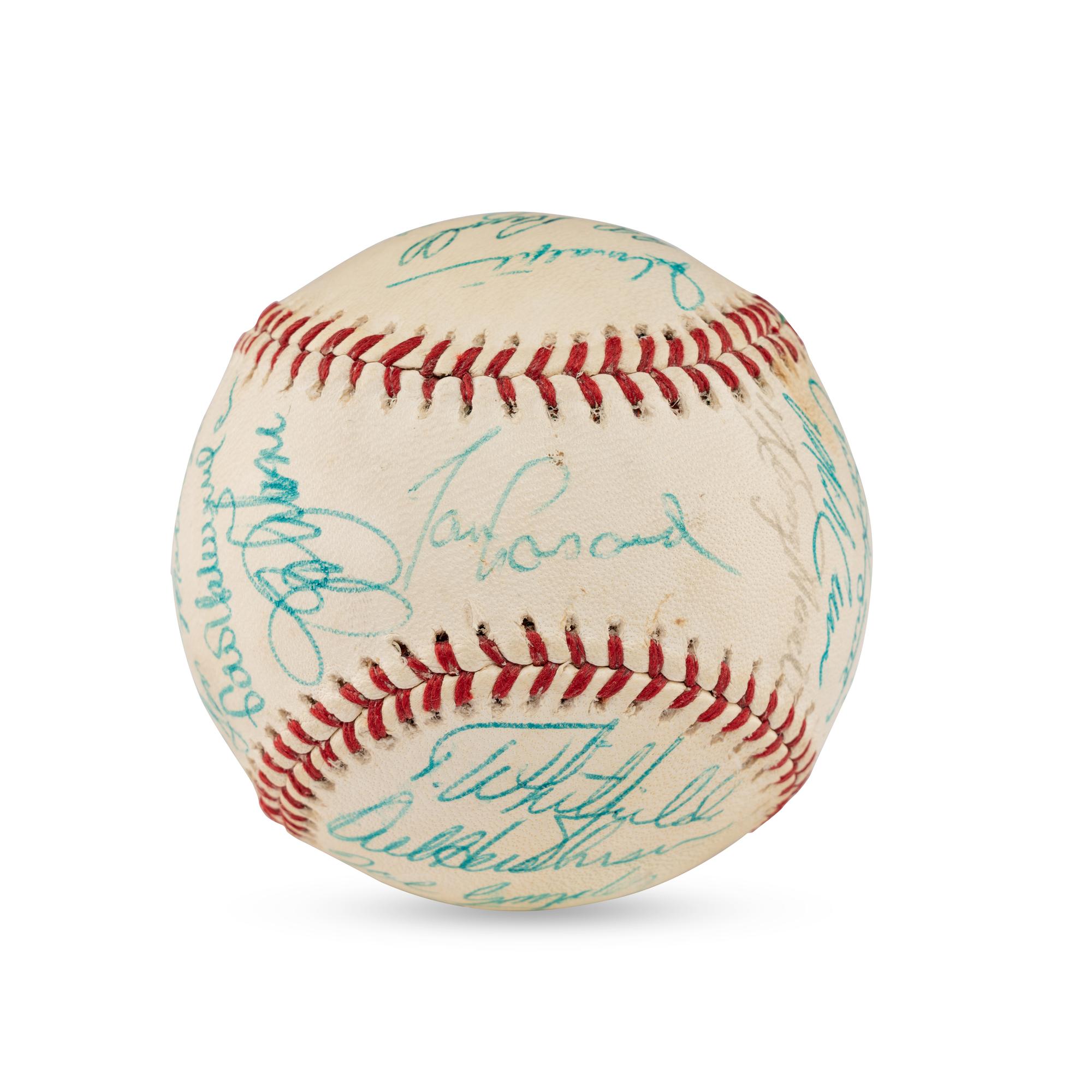 A 1985 Los Angeles Dodgers Team Signed Autograph Baseball (Beckett Authentication Services)