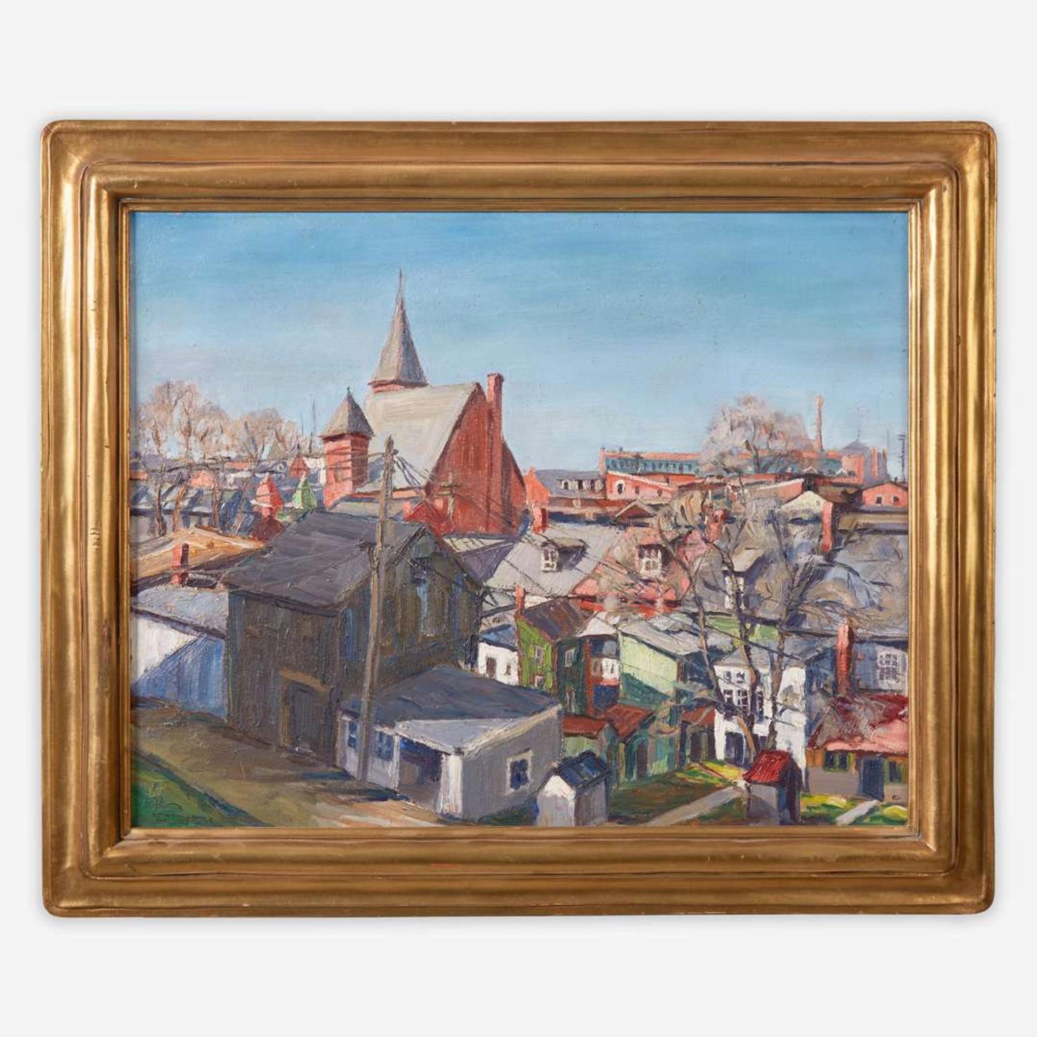 Eleanor J. Barba (American, 1893-1966) View of Allentown