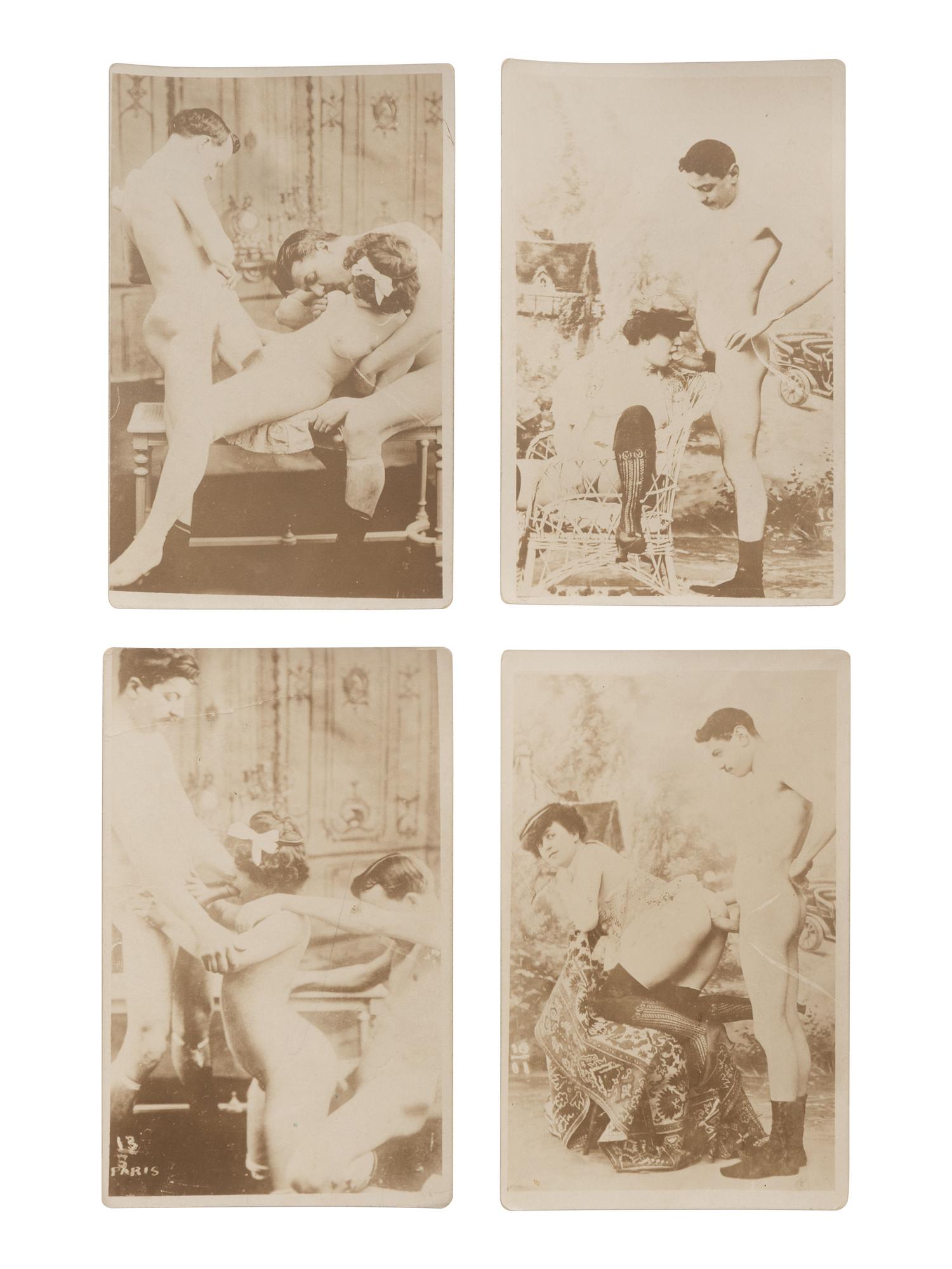 [EARLY PHOTOGRAPHY]. An assortment of nude imagery incl. CDVs, stereoviews, postcards, and more.