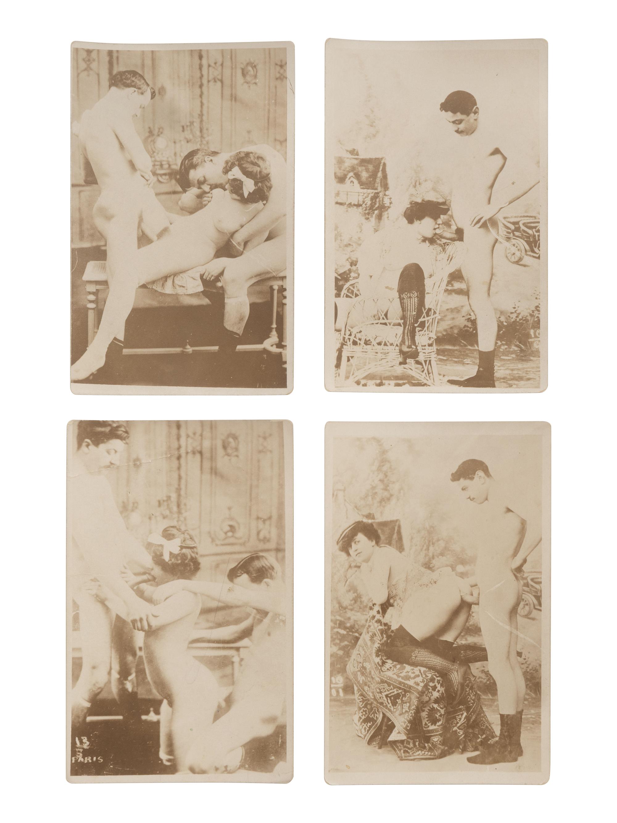 [EARLY PHOTOGRAPHY]. An assortment of nude imagery incl. CDVs, stereoviews, postcards, and more.
