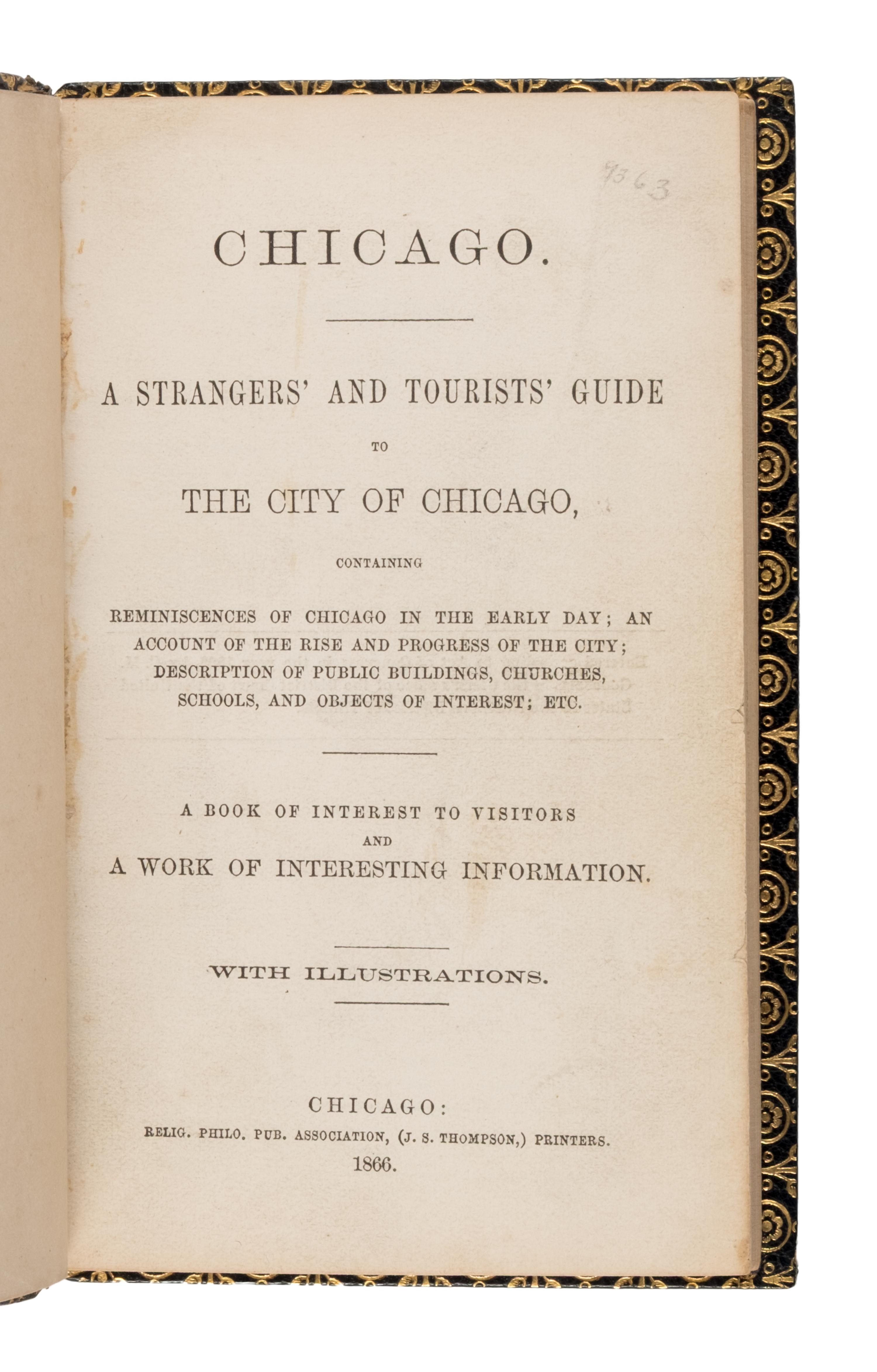 [Chicago Fire]. A group of 27 works about Chicago and the Fire, including: