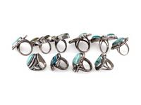 Navajo Silver and Turquoise Rings
