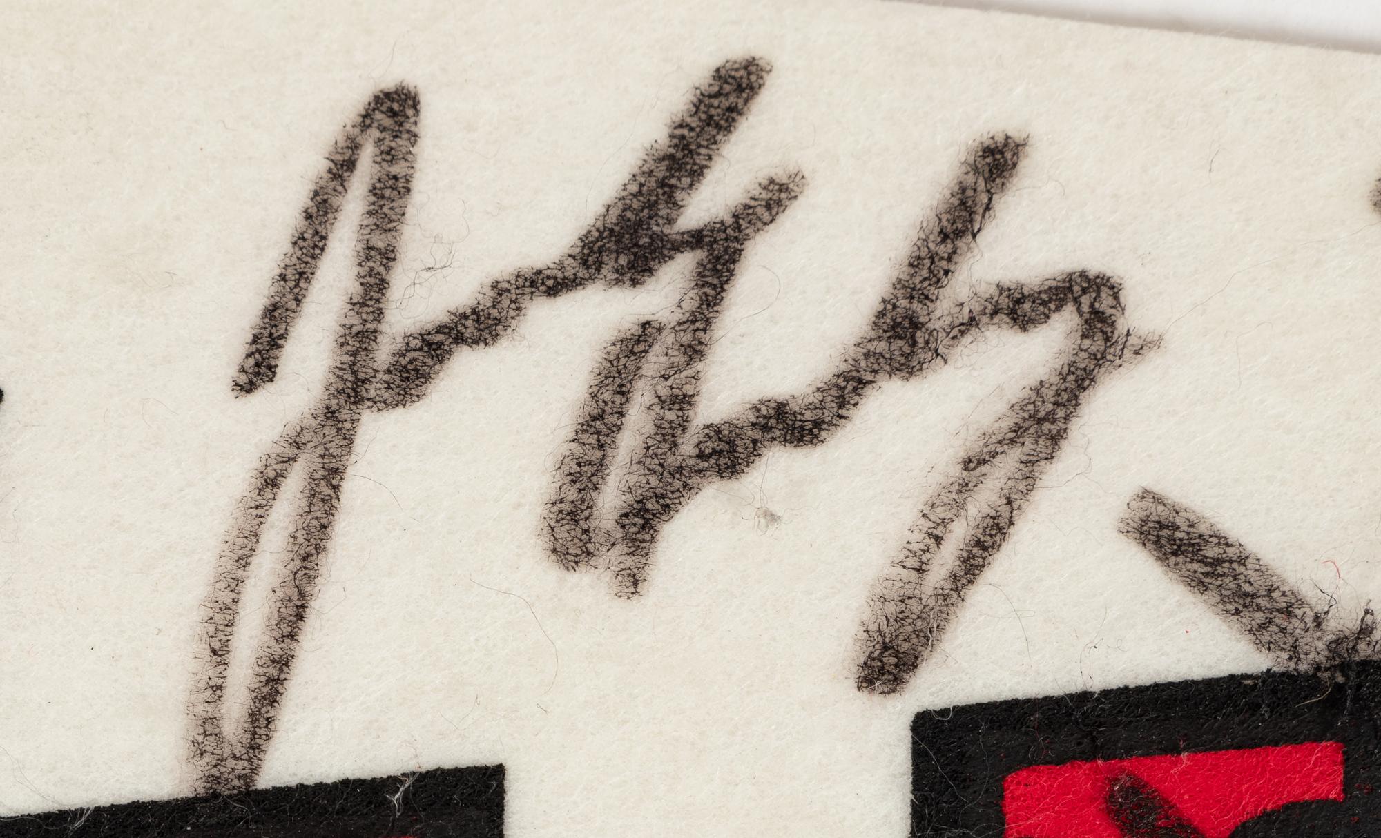 A 1988-89 Chicago Bulls Team Signed Autograph Pennant Including Michael Jordan (Beckett Authentication Services BAS Certified),