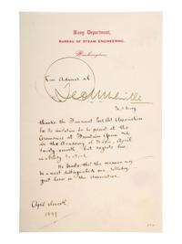 [CIVIL WAR - NAVY]. A group of documents related to artillery, mechanics, and gunboat specifications, including: