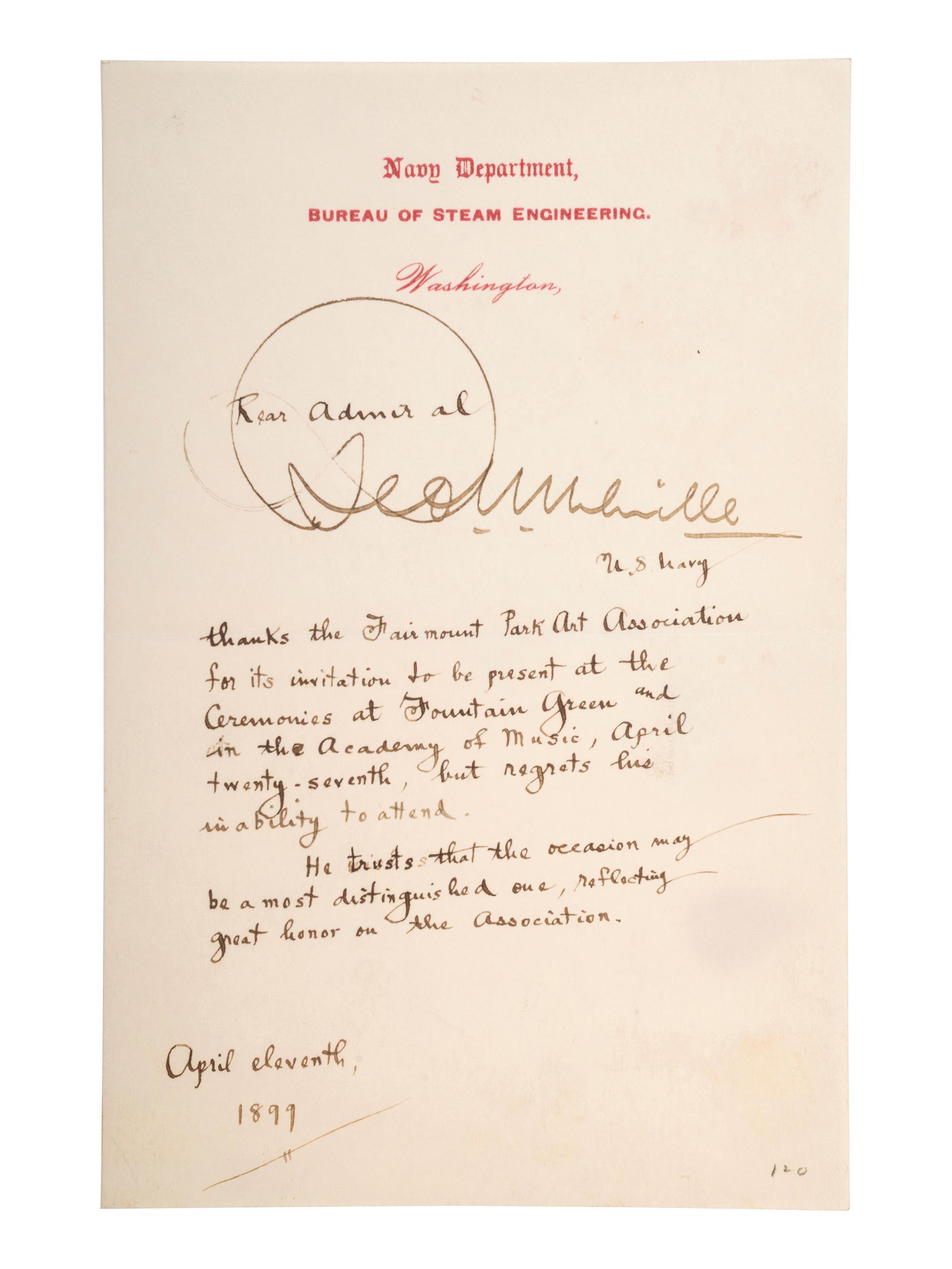 [CIVIL WAR - NAVY]. A group of documents related to artillery, mechanics, and gunboat specifications, including: