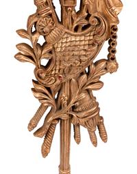 A Set of Four French Carved Giltwood Plaques