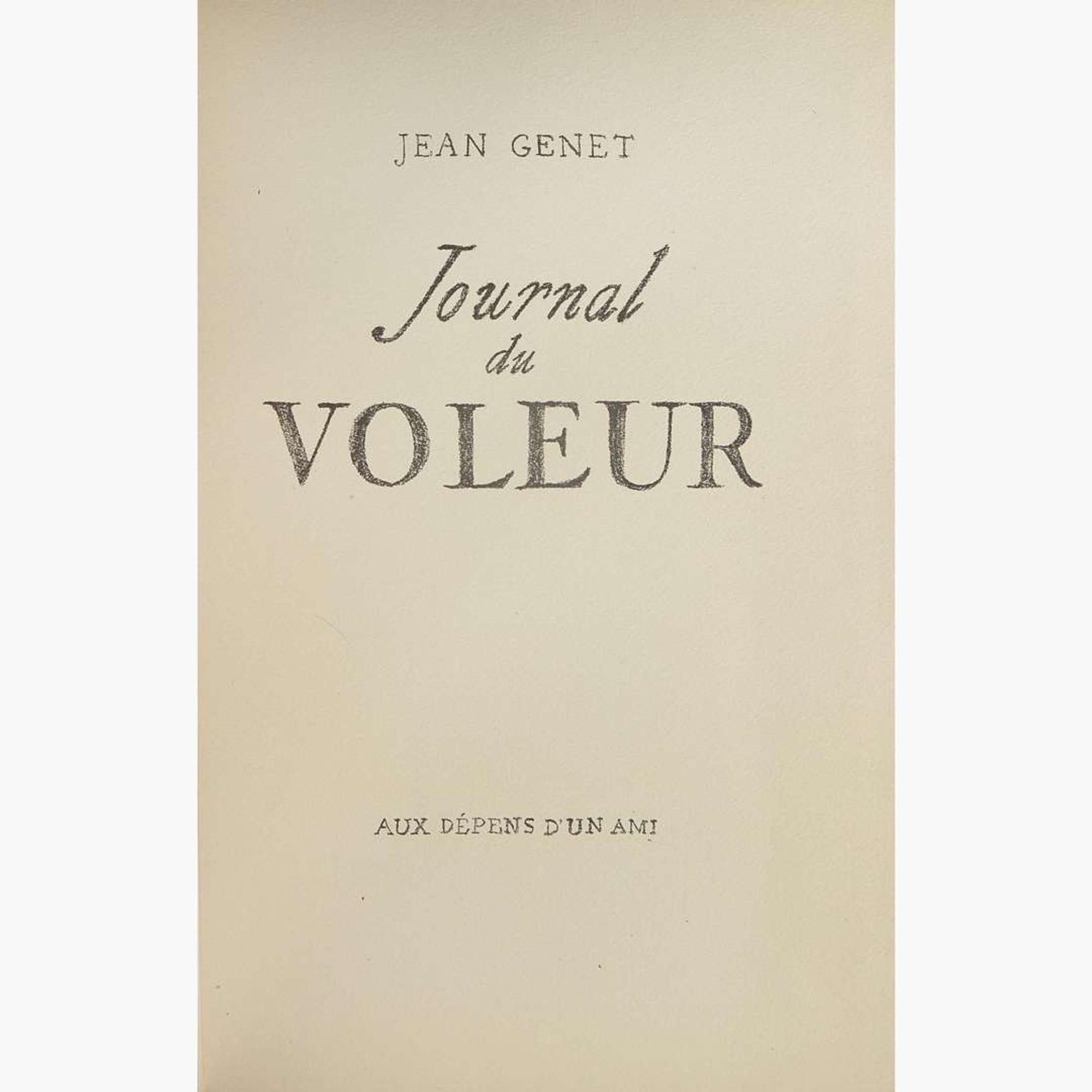 [Literature] Genet, Jean Group of 2 Titles: One Signed Limited Edition, and One Inscribed