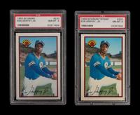 A 1989 Bowman Tiffany Ken Griffey Jr. Baseball Card No 220 (PSA 8 NM-MT),