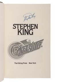 KING, Stephen (b. 1947). Christine. New York: Viking, 1983.