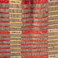 Sioux Beaded and Quilled Buffalo Hide Possible Bag