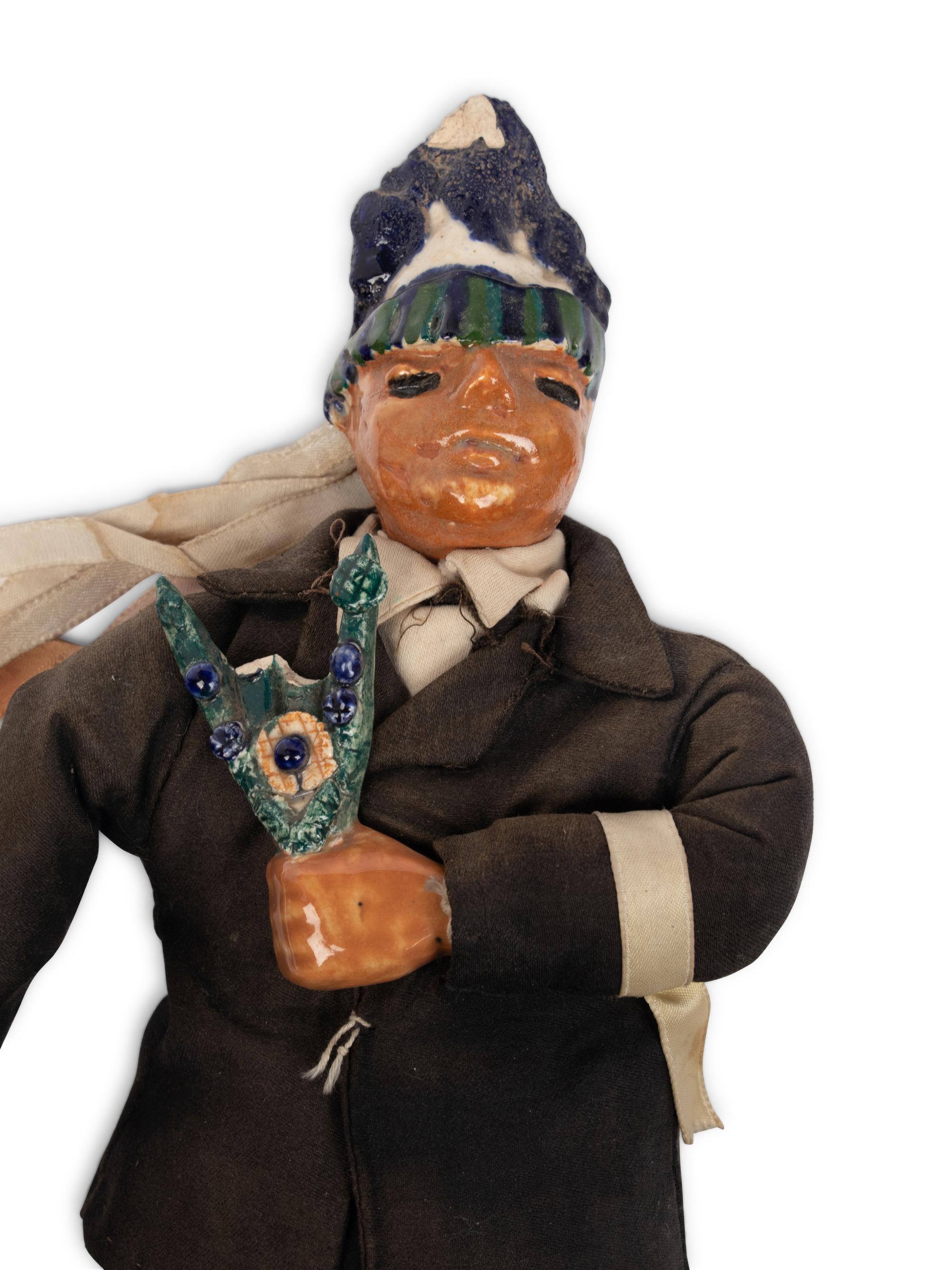 Four Dancer Dolls from San Idefonso Pueblo, New Mexico