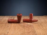 Western Great Lakes Catlinite Pipe Bowls