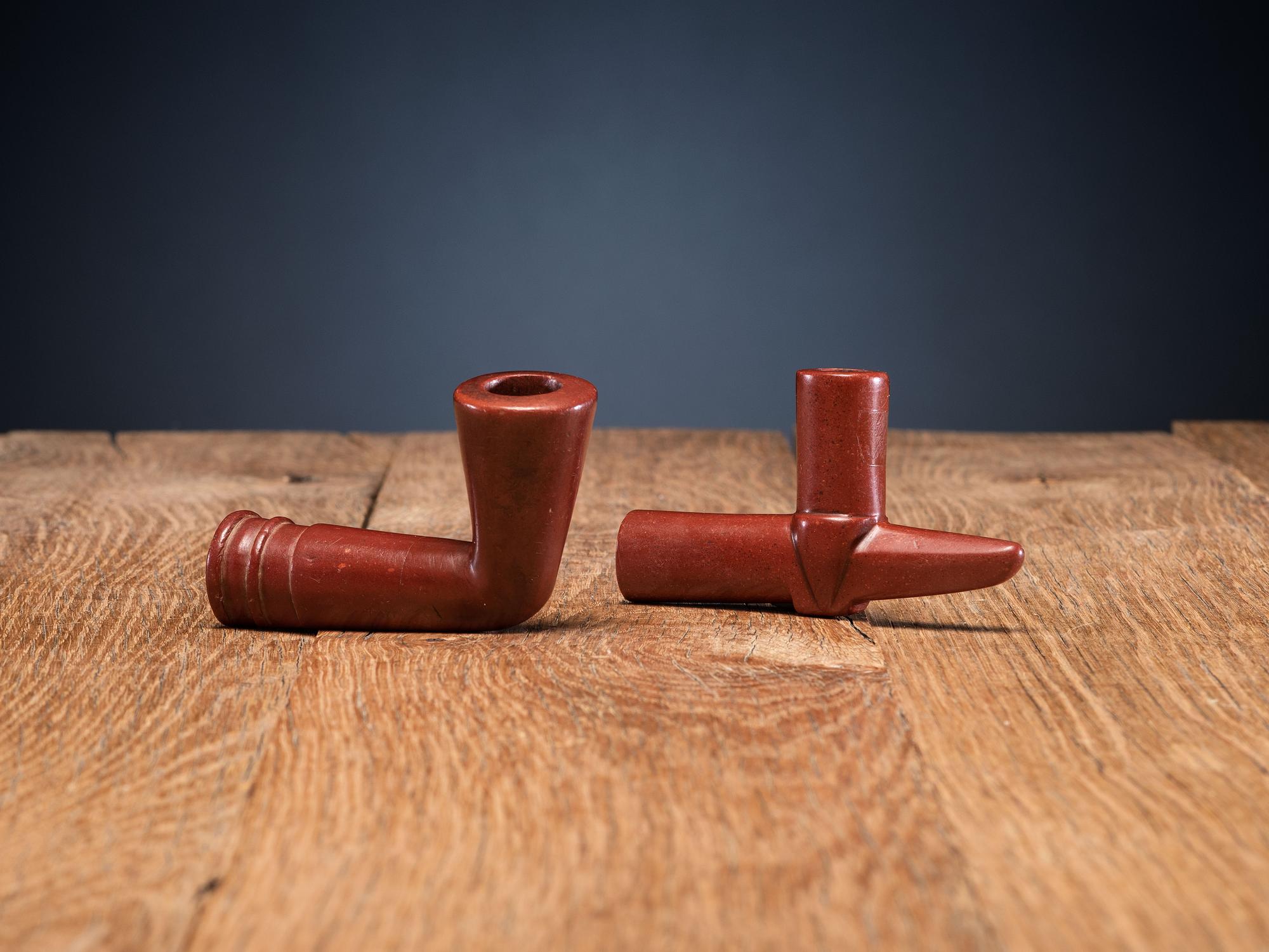Western Great Lakes Catlinite Pipe Bowls