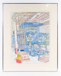 Mark McMahon, (American, b. 1950), The Printing Press, 1981