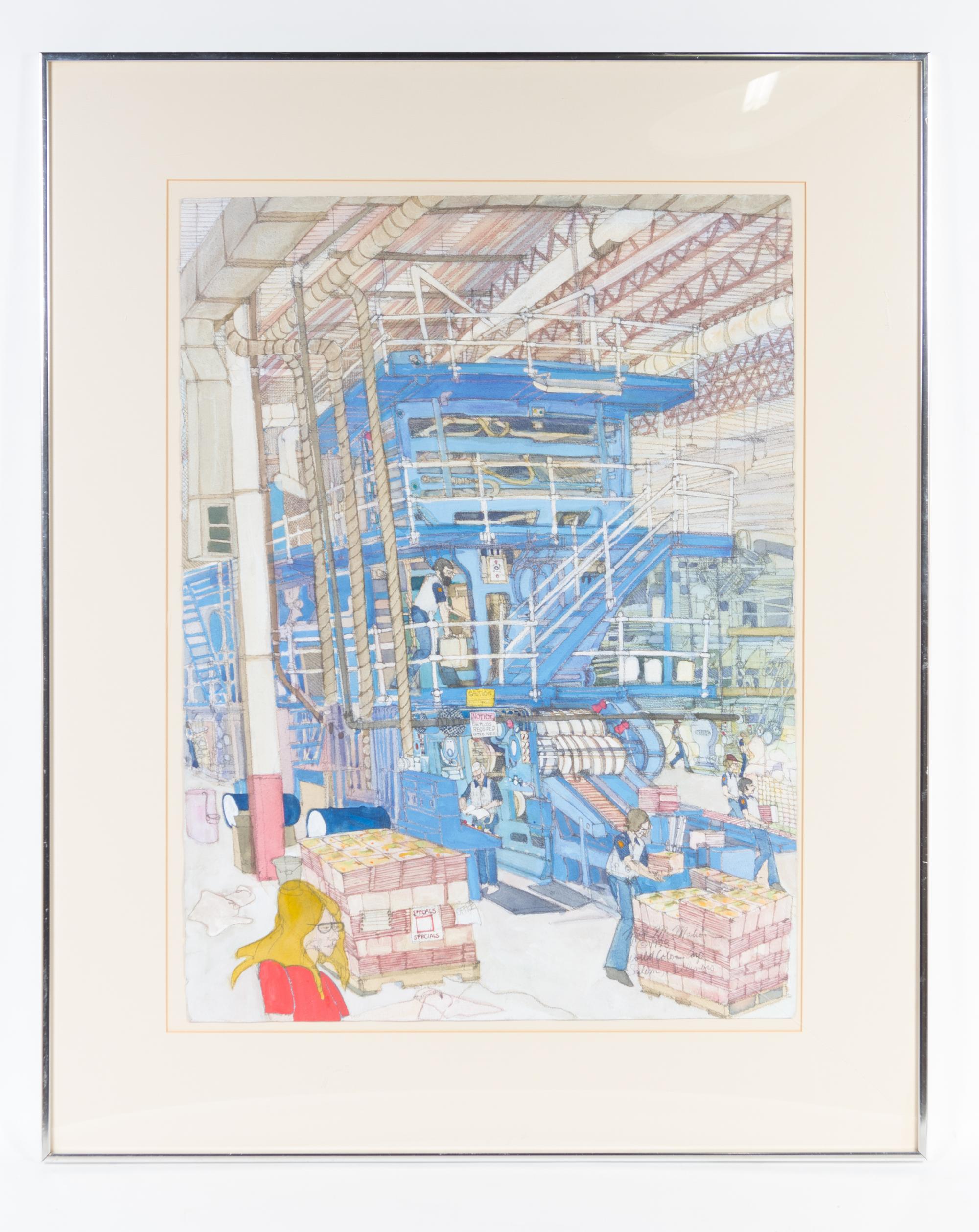 Mark McMahon, (American, b. 1950), The Printing Press, 1981