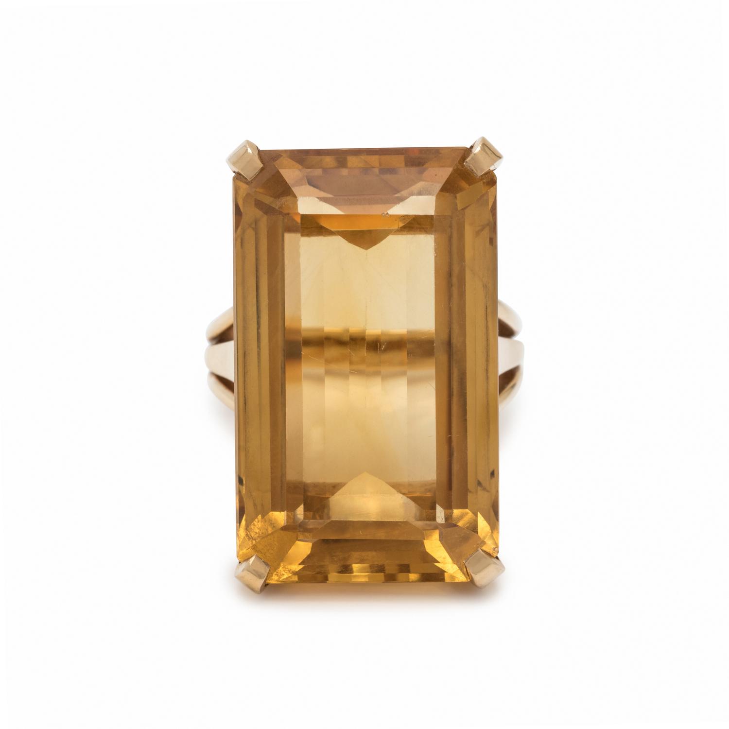 CITRINE RING