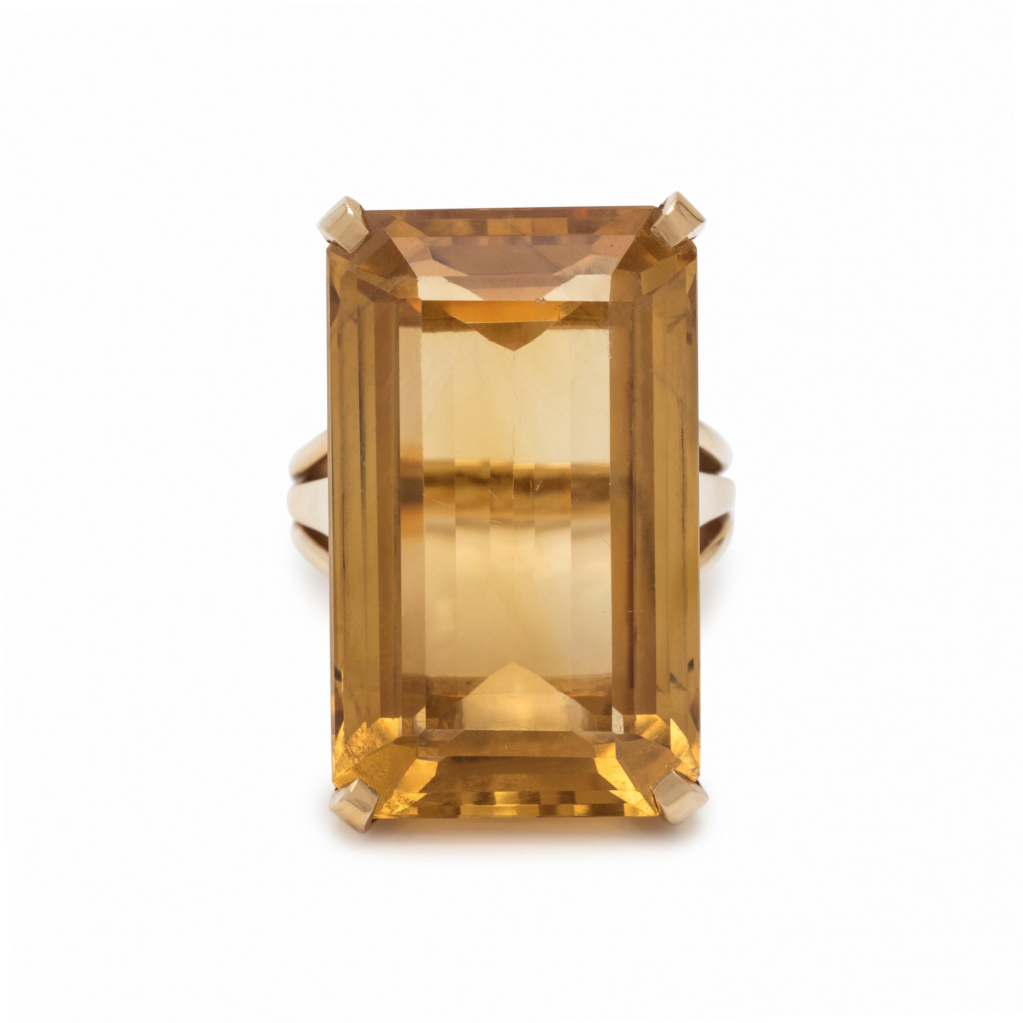 CITRINE RING