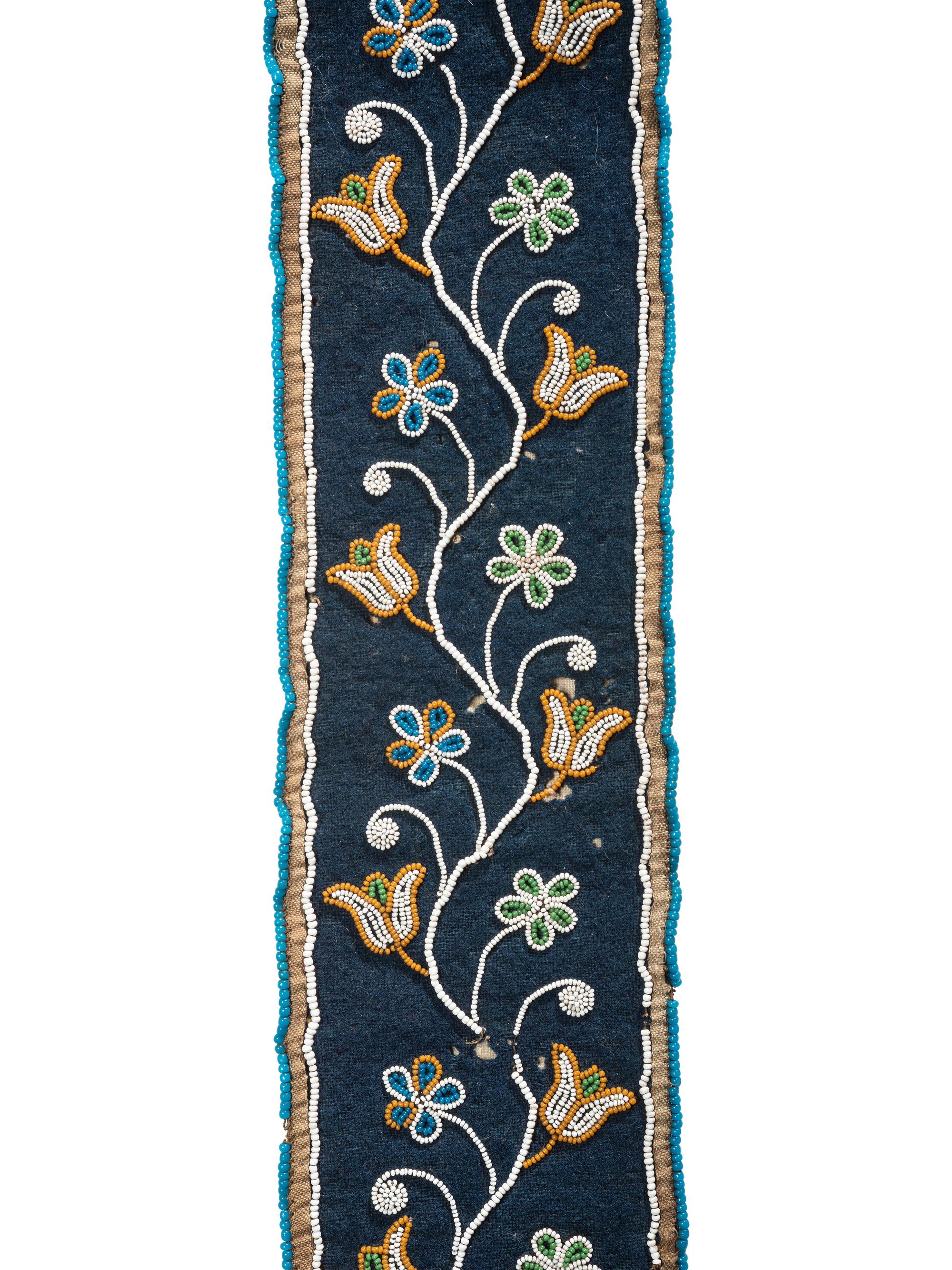 Anishinaabe Beaded Bandolier Sash