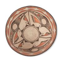 Polychrome Pottery Bowl