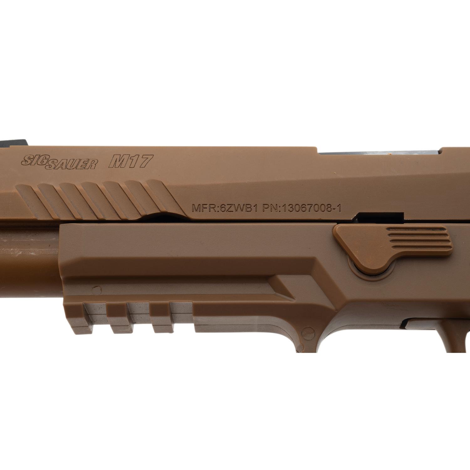 *Scarce Sig Sauer M17 Surplus with Brown Finished Small Parts in Box with Two Magazines