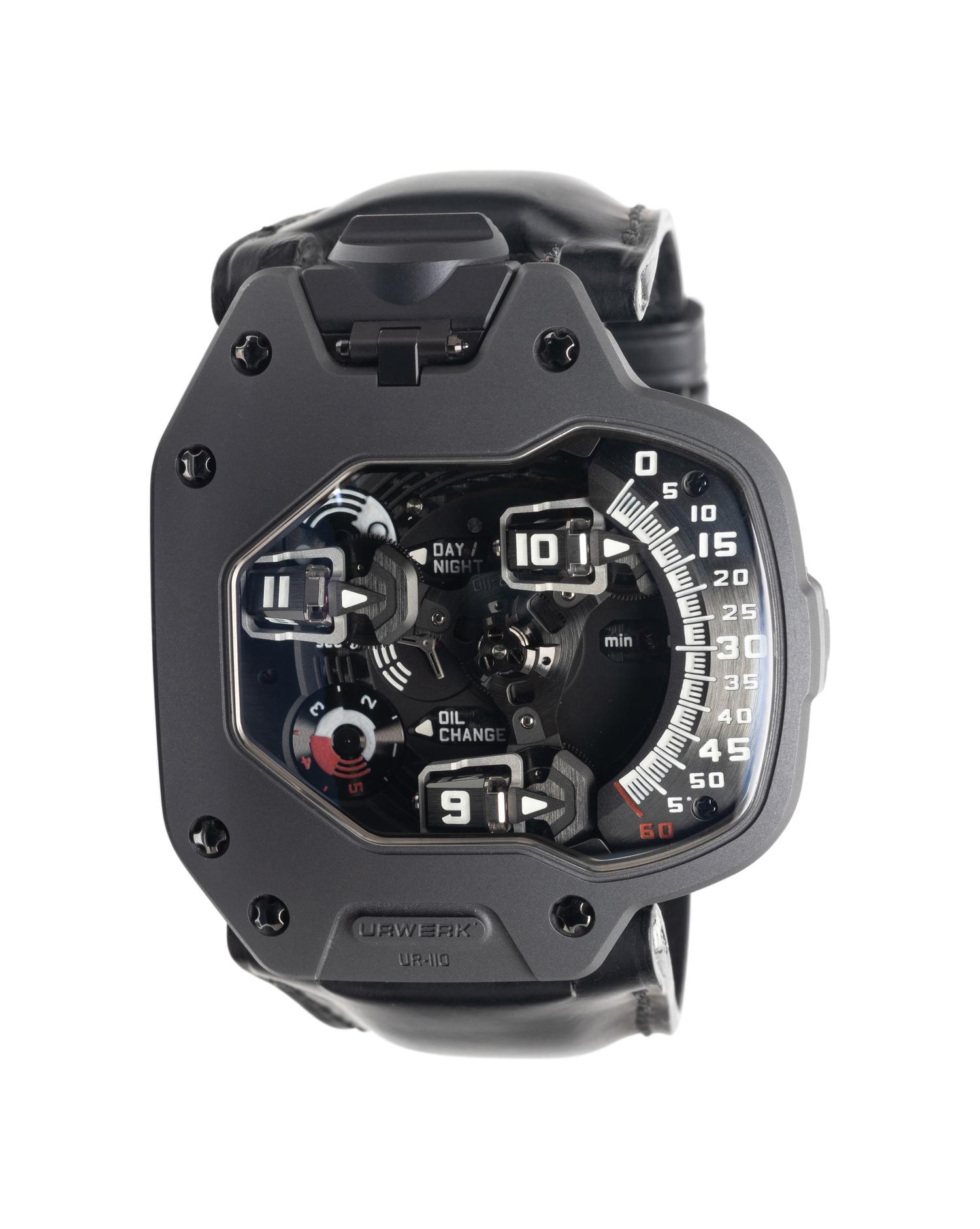 URWERK, REF. UR-110 TURBINE TITANIUM WATCH