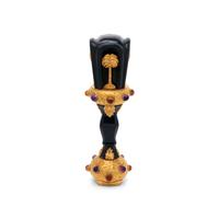 A Continental Gold and Jewel Mounted Bloodstone Hand-Seal