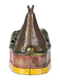 A 'Chief Big Moon' Cast Iron Mechanical Bank
