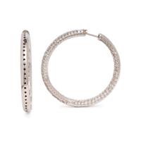 DIAMOND HOOP EARRINGS