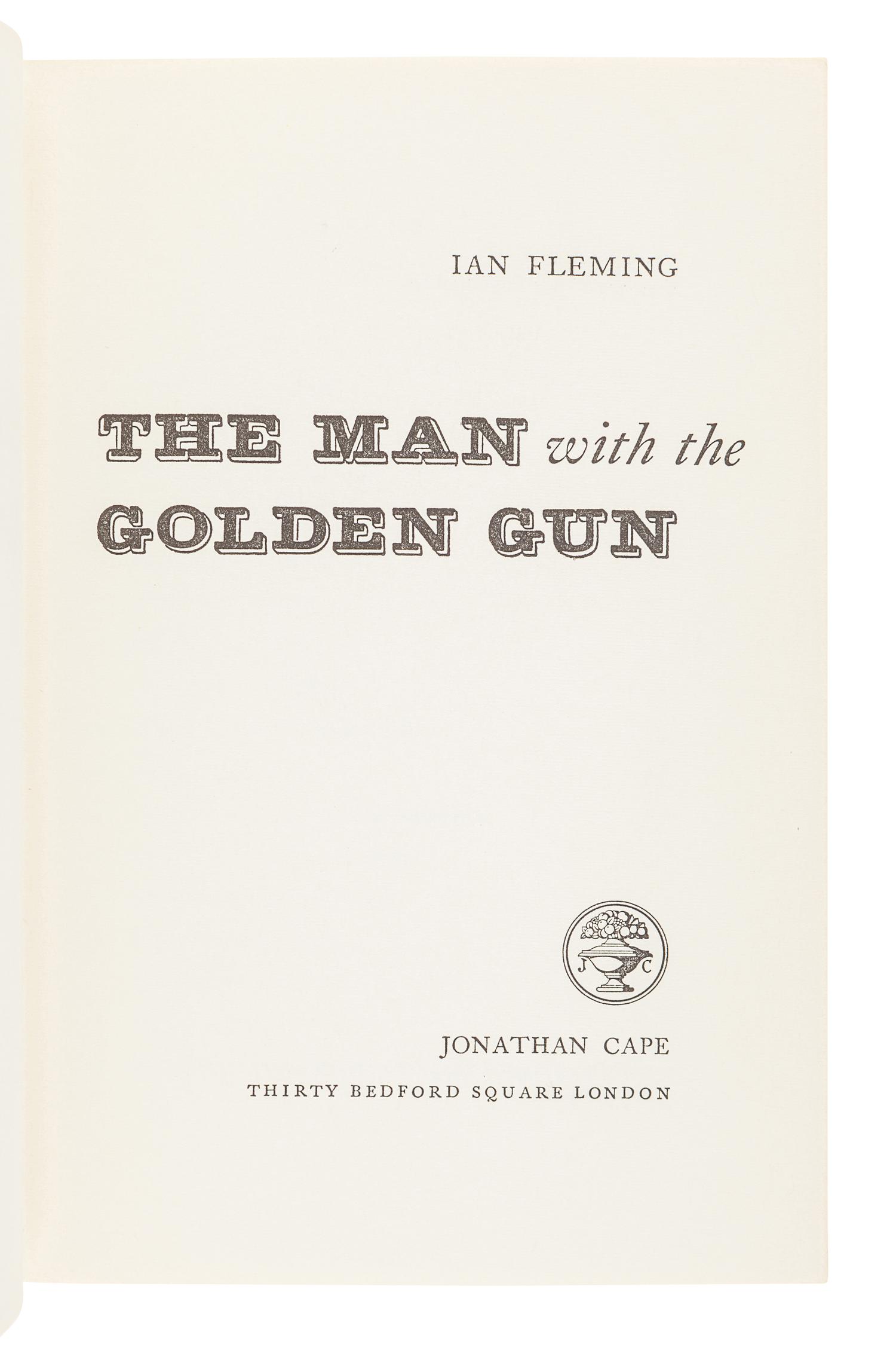 [FLEMING, Ian] -- [FIRST EDITIONS]. A group of 4 works, comprising: