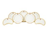 A Group of Le Rosey Armorial Porcelain Plates