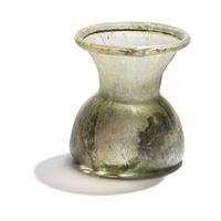 A Roman Pale Green Glass Vessel