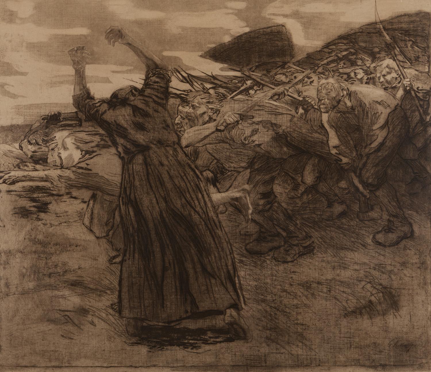 Losbrach (Outbreak) from Bauernkrieg (The Peasants' Revolt)