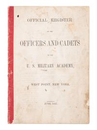 [CIVIL WAR]. Register of the Officers & Cadets of the U.S. Military Academy. 1857. With notations.