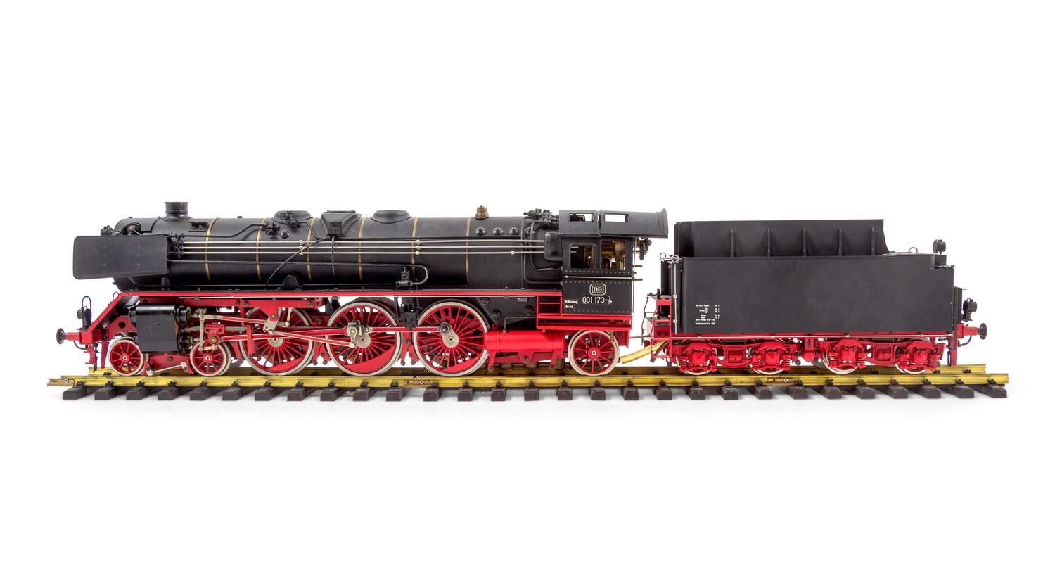 An Aster/Fulgurex Polychrome 1-Gauge DB 4-6-2 Locomotive and Tender