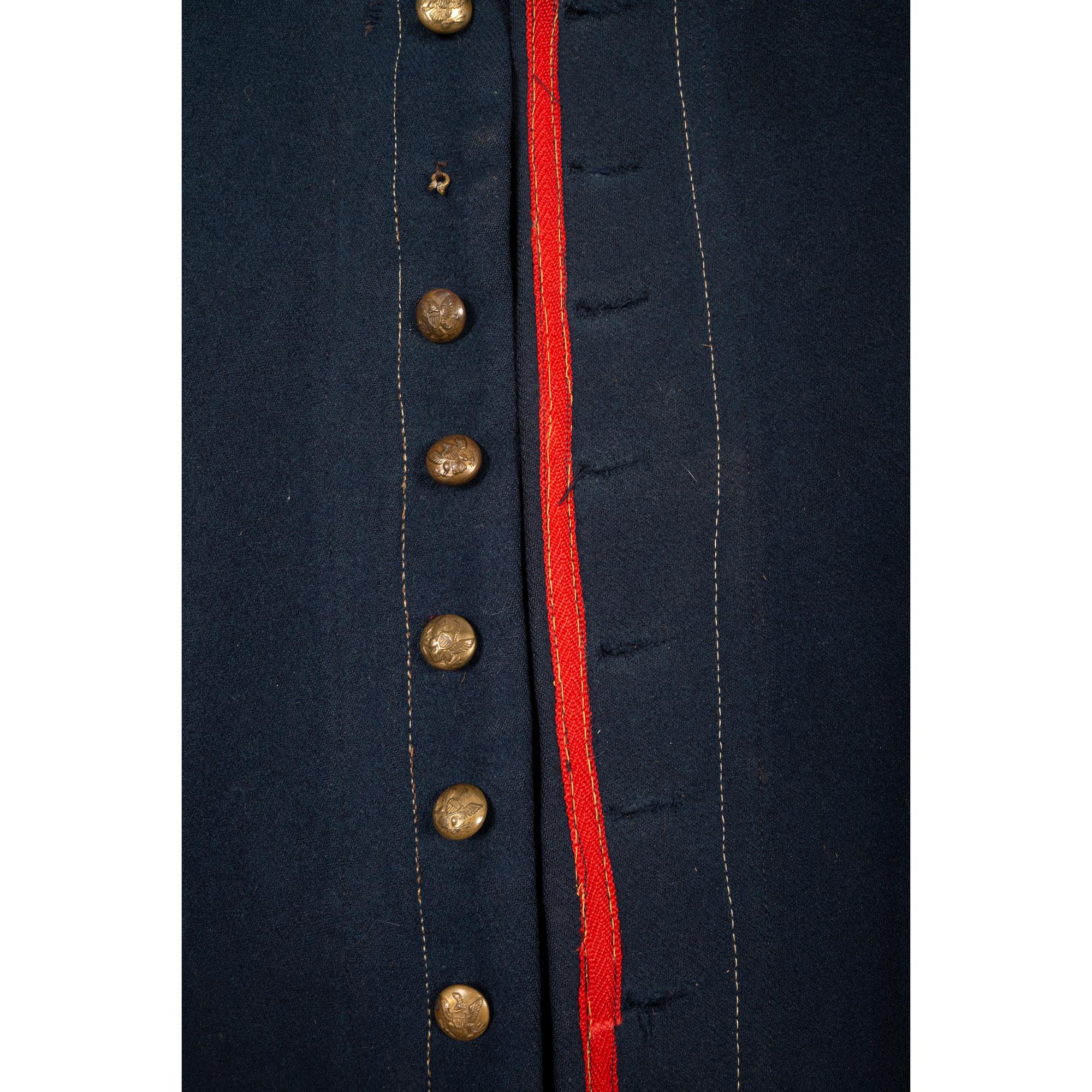 Civil War Era Artillery Trimmed Mounted Services Jacket