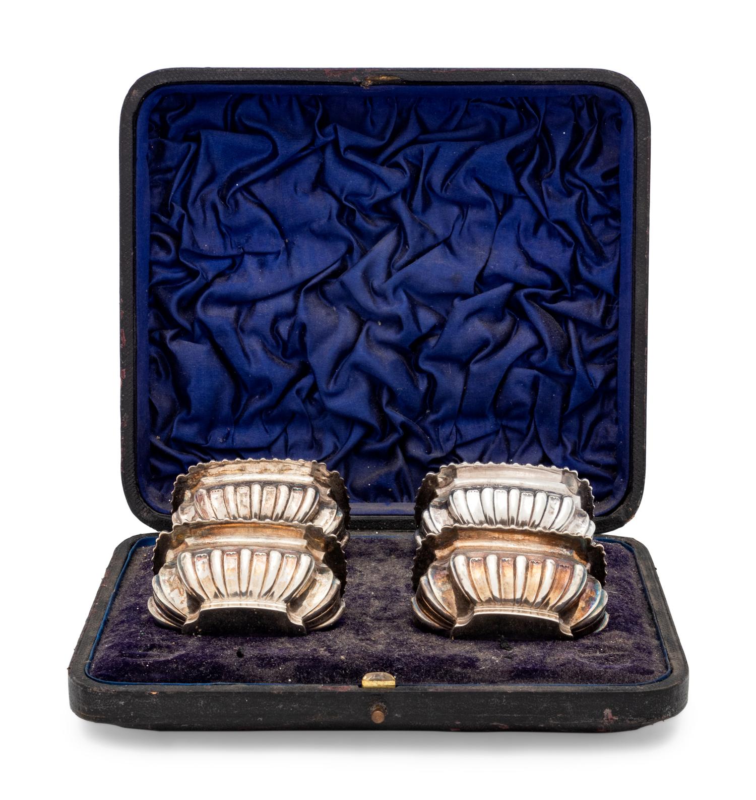 A Set of Four English Salts