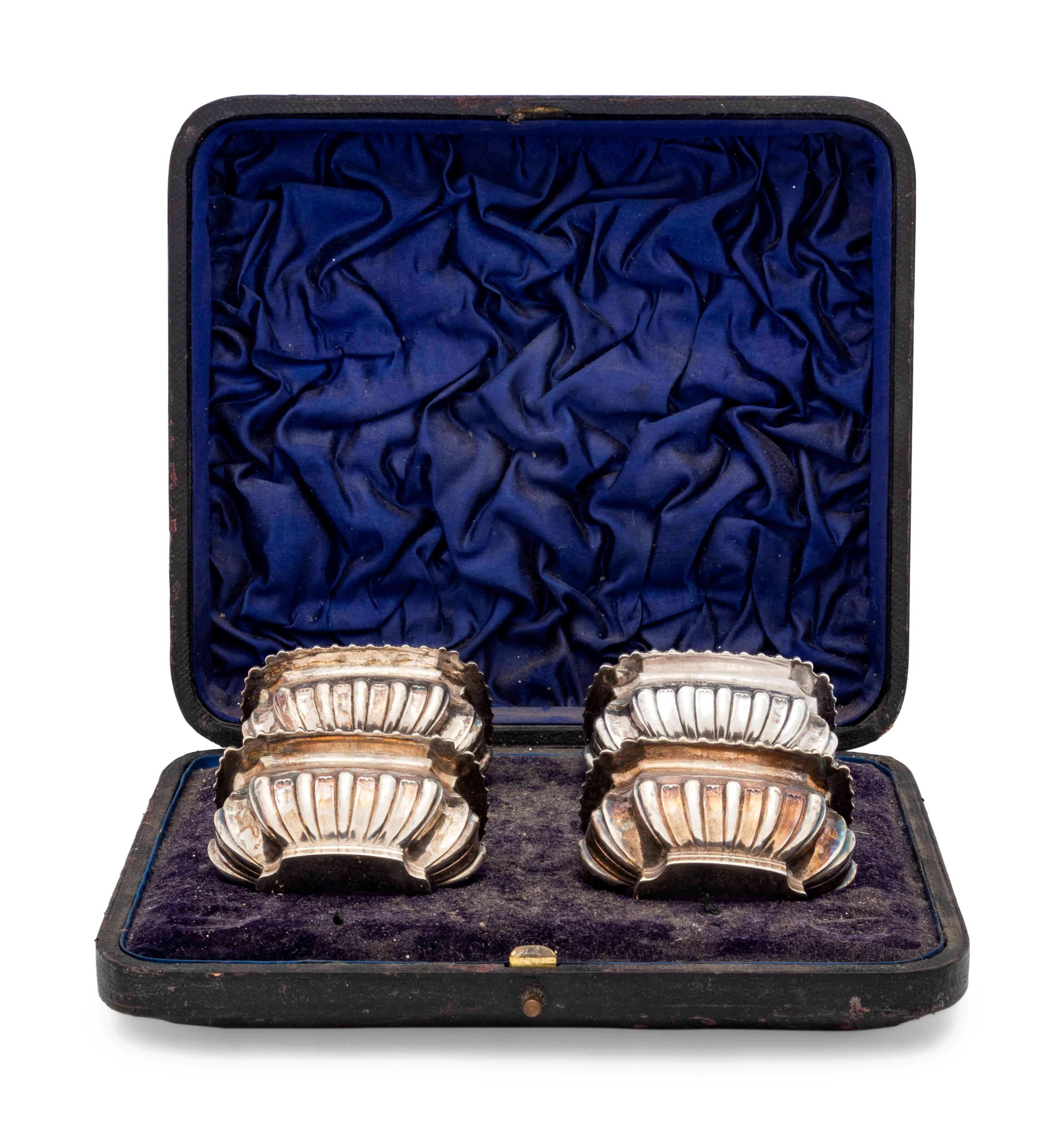 A Set of Four English Salts