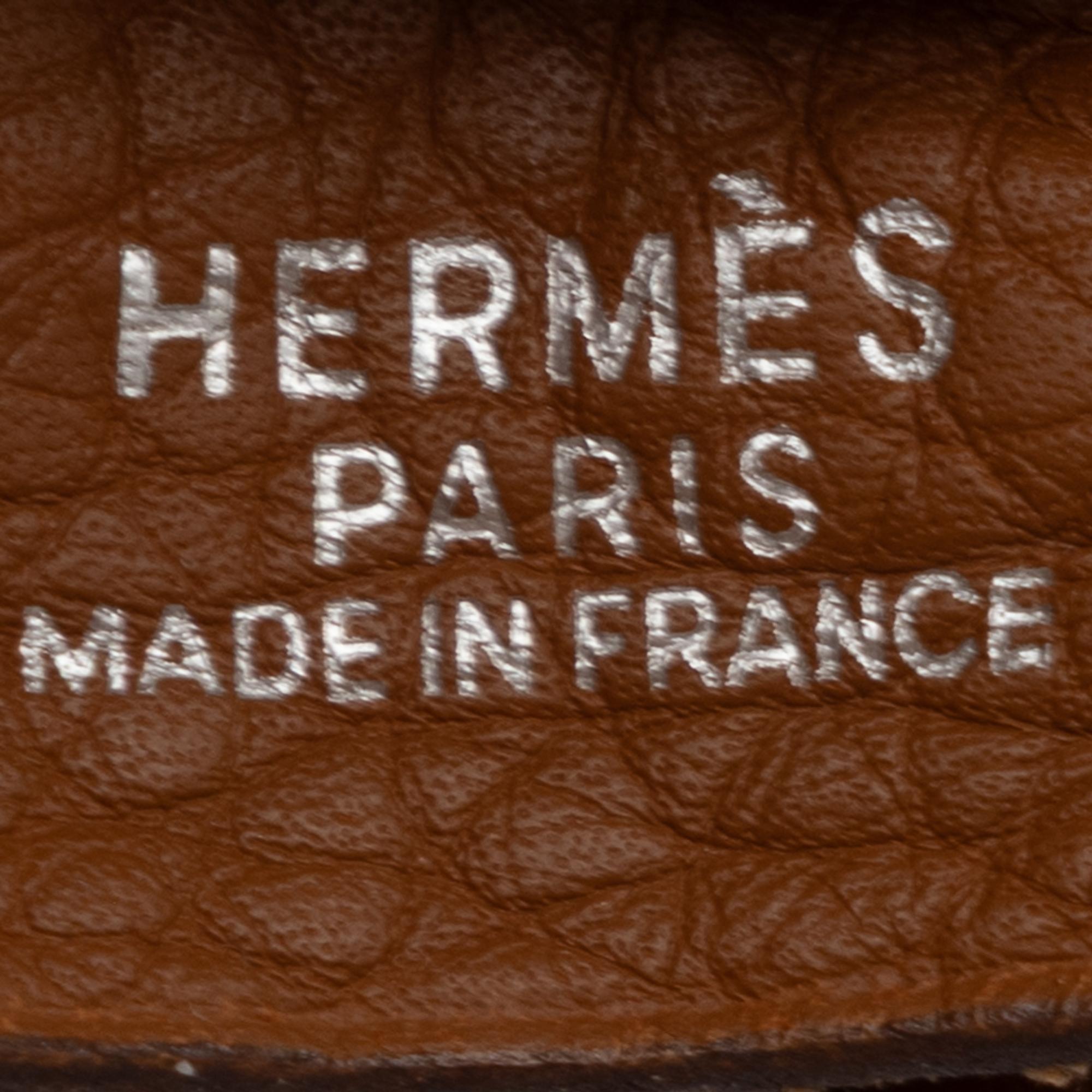 Hermès, Massai PM Tote in Gold Clemence