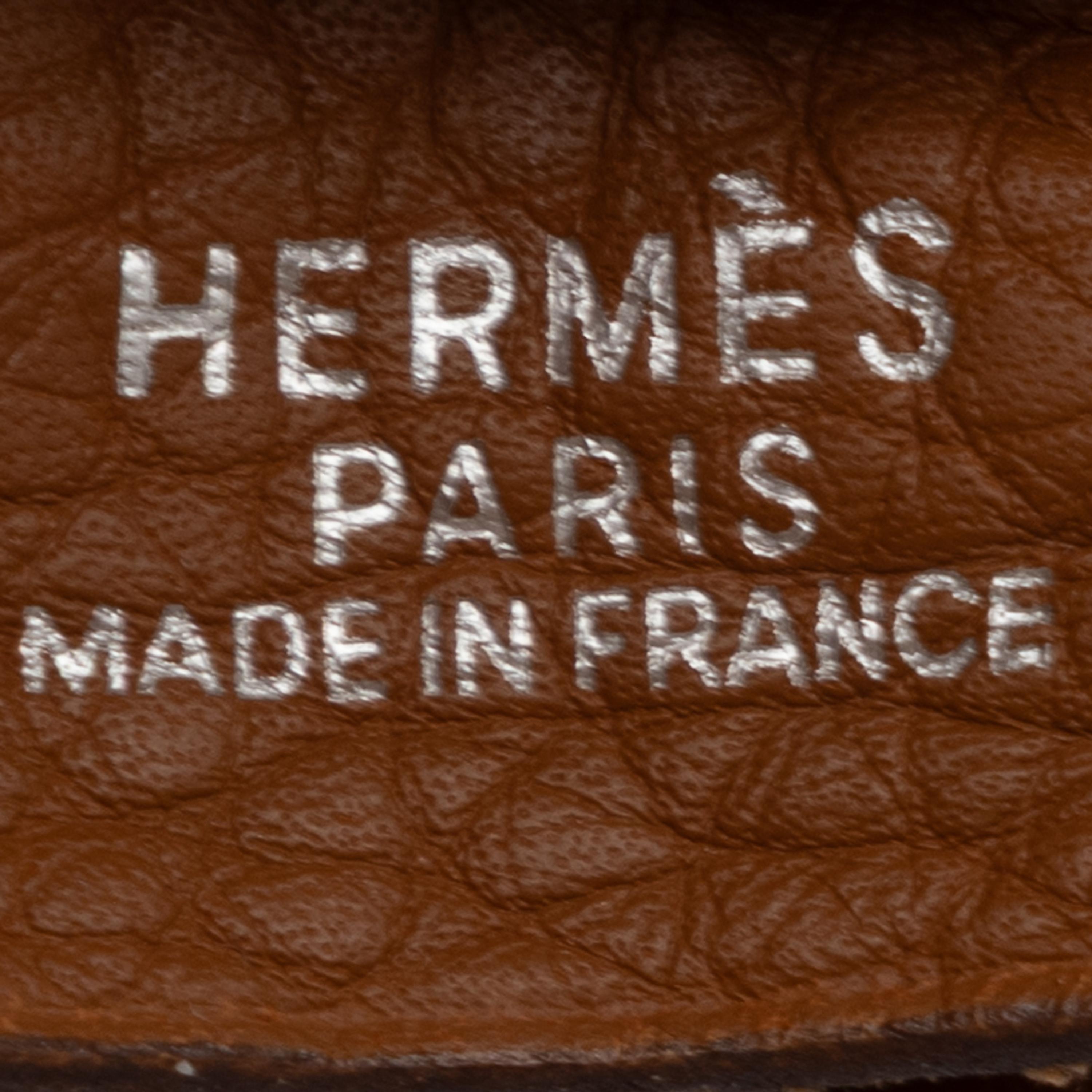 Hermès, Massai PM Tote in Gold Clemence