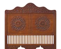 An Aesthetic Movement Carved Teak Side Chair